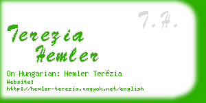 terezia hemler business card